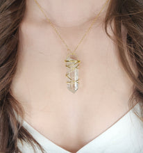 Load image into Gallery viewer, Lemurian Quartz pendant