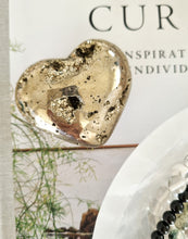 Load image into Gallery viewer, Pyrite heart