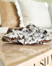 Load image into Gallery viewer, Hemimorphite, Calcite & Limonite cluster