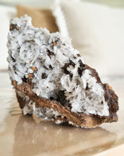 Load image into Gallery viewer, Hemimorphite, Calcite & Limonite cluster