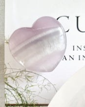 Load image into Gallery viewer, Lavender Fluorite heart