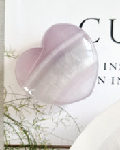Load image into Gallery viewer, Lavender Fluorite heart