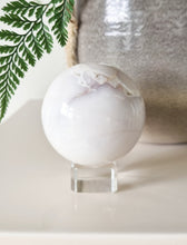 Load image into Gallery viewer, Snow Agate sphere