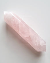 Load image into Gallery viewer, Rose Quartz double terminated point