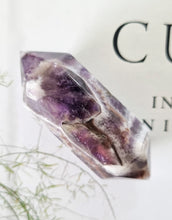 Load image into Gallery viewer, Chevron Amethyst double terminated point