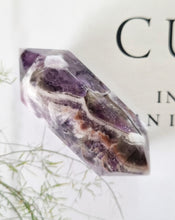 Load image into Gallery viewer, Chevron Amethyst double terminated point