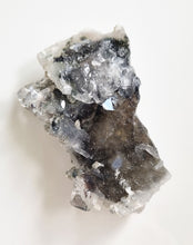 Load image into Gallery viewer, Black Chalcedony & Apophyllite cluster