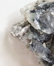 Load image into Gallery viewer, Black Chalcedony & Apophyllite cluster