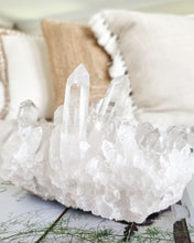 Load image into Gallery viewer, 1.2kg Black Phantom Quartz cluster A-Grade