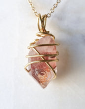 Load image into Gallery viewer, Red Phantom Quartz pendant