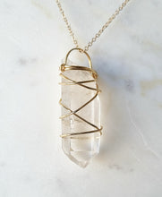 Load image into Gallery viewer, Lemurian Quartz pendant