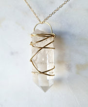 Load image into Gallery viewer, Lemurian Quartz pendant