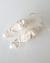 Load image into Gallery viewer, Crystal Goddess earrings - Lemurian Quartz