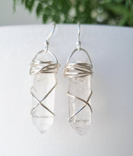 Load image into Gallery viewer, Crystal Goddess earrings - Lemurian Quartz