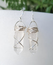 Load image into Gallery viewer, Crystal Goddess earrings - Lemurian Quartz