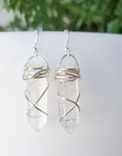 Load image into Gallery viewer, Crystal Goddess earrings - Lemurian Quartz