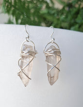 Load image into Gallery viewer, Crystal Goddess earrings - Smokey Quartz