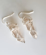 Load image into Gallery viewer, Crystal Goddess earrings - Smokey Quartz