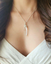 Load image into Gallery viewer, Lemurian Seed Quartz pendant