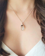 Load image into Gallery viewer, Clear Quartz with Smokey Phantom pendant
