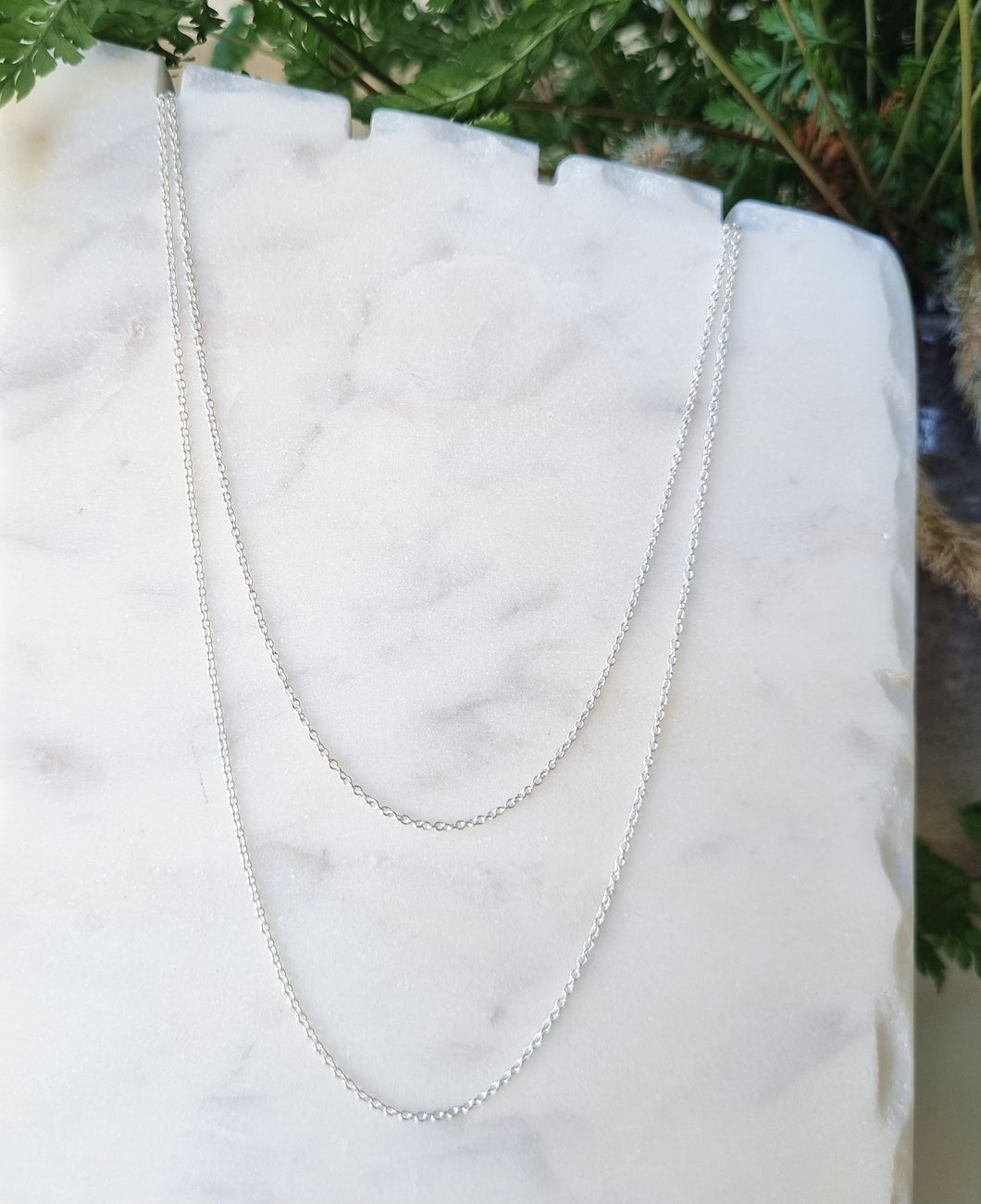 925 Sterling Silver fine necklace