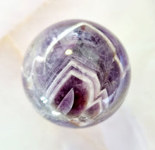 Load image into Gallery viewer, Chevron Amethyst sphere
