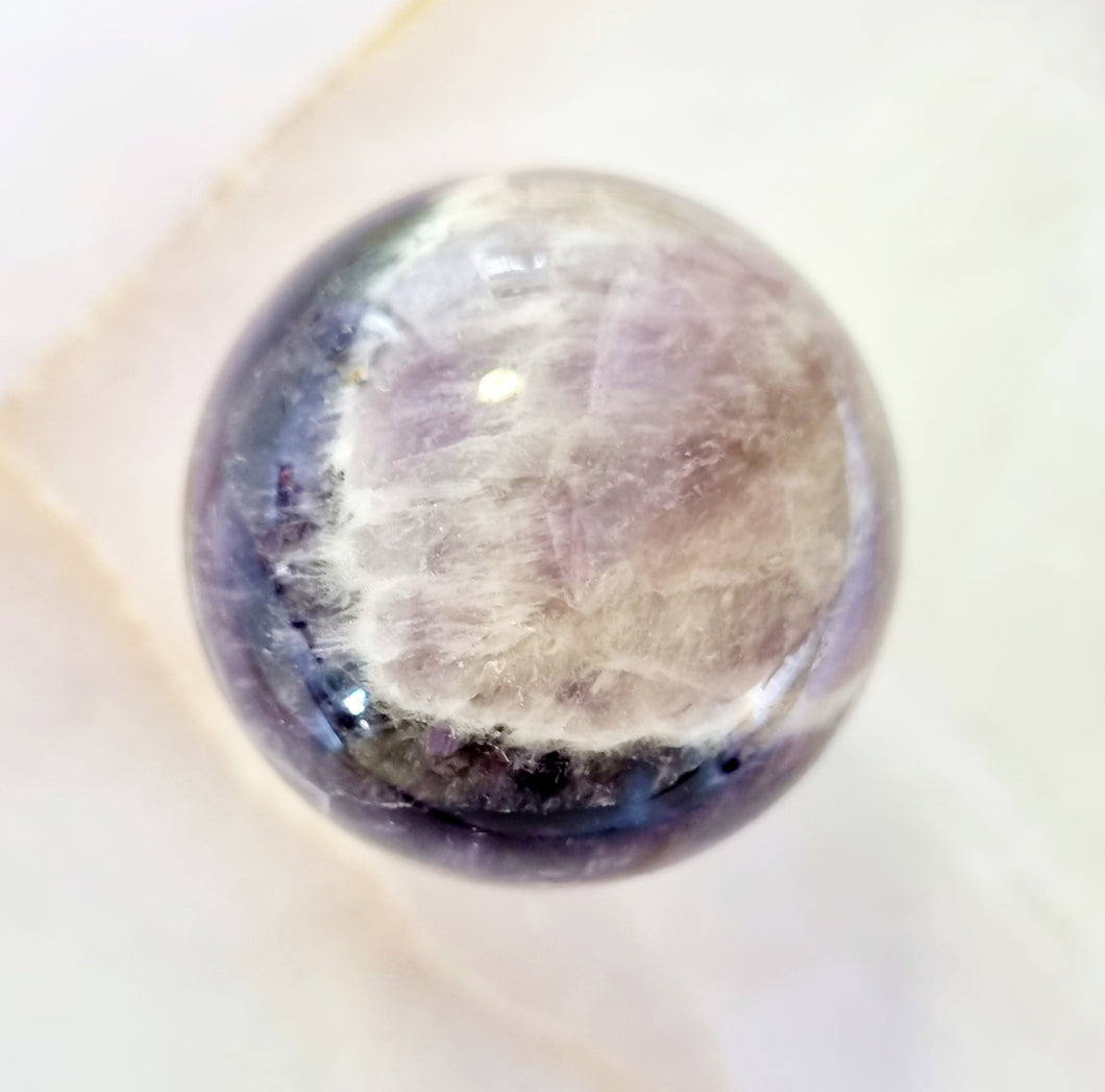 Chevron Amethyst sphere