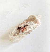 Load image into Gallery viewer, Pink Amethyst double terminated point
