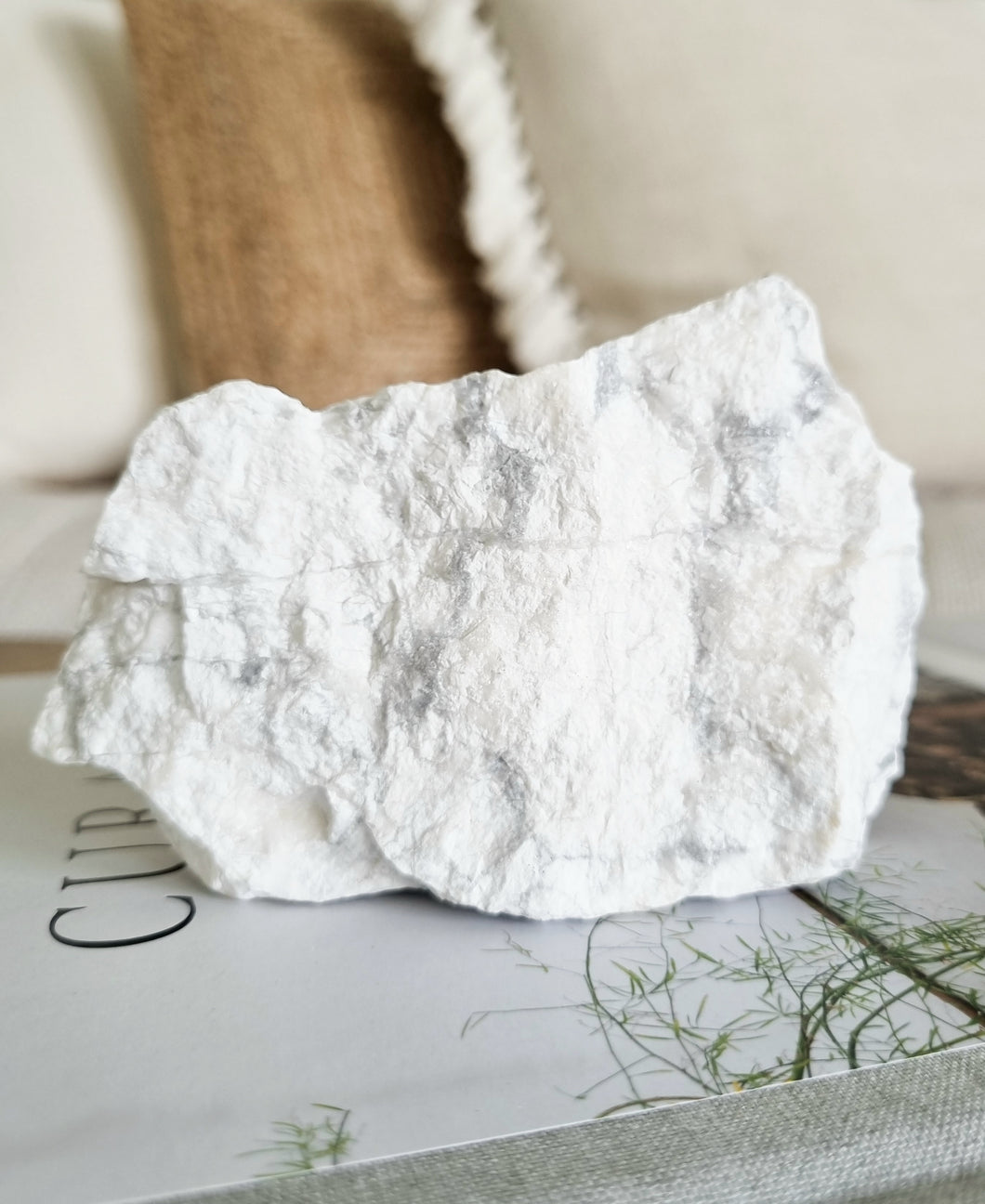 White Howlite chunk