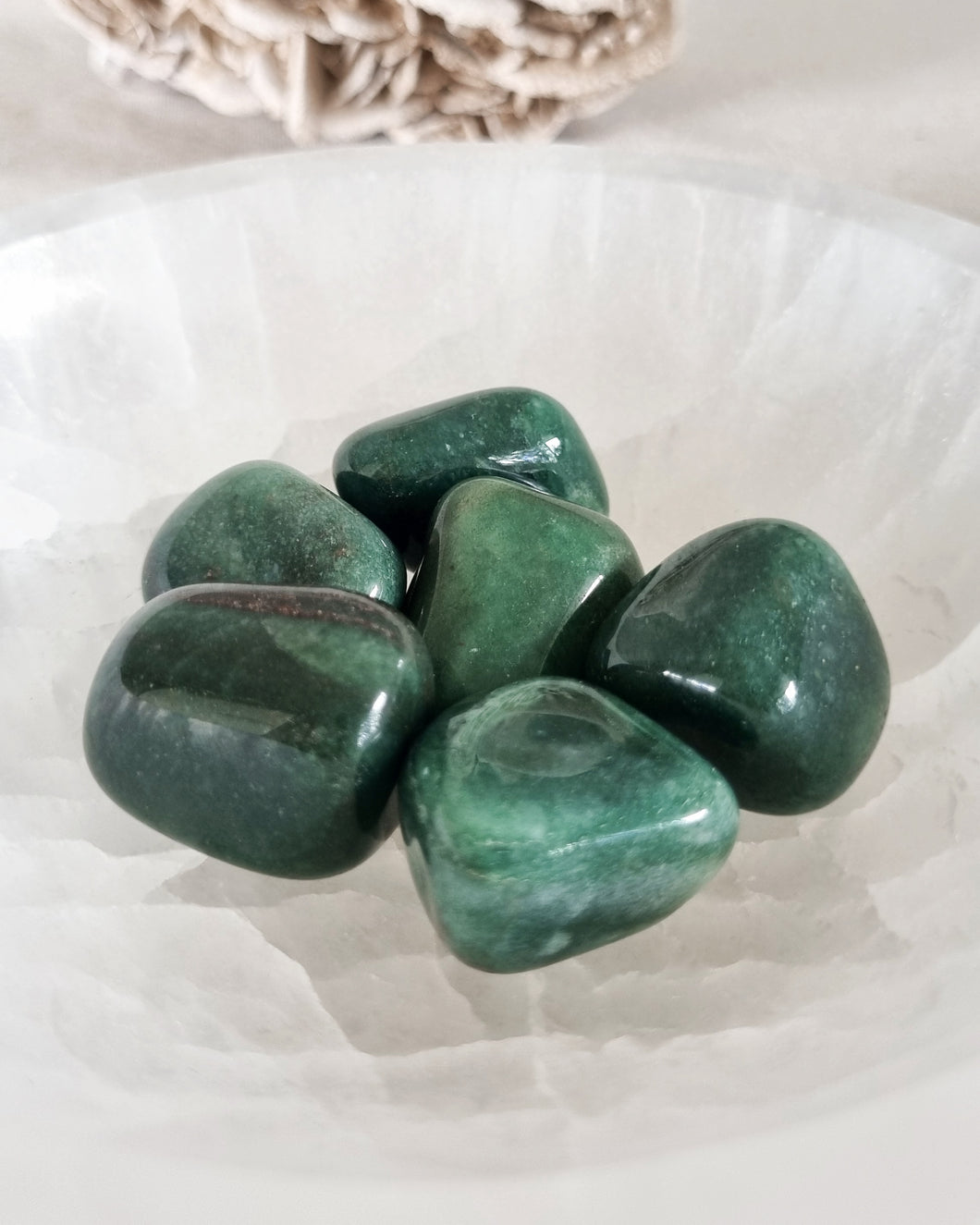 Green Aventurine tumbles