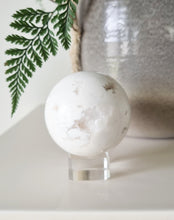 Load image into Gallery viewer, Snow Agate sphere
