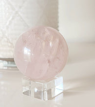 Load image into Gallery viewer, Star Rose Quartz sphere
