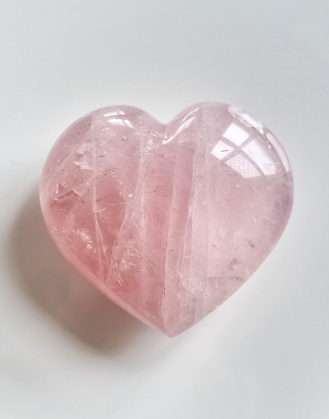 Rose Quartz heart
