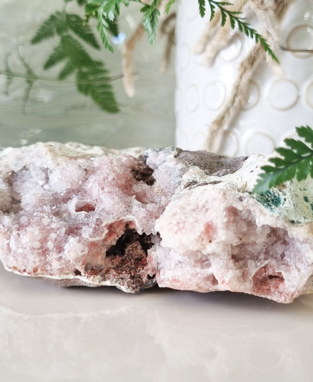 Pink Amethyst cave cluster