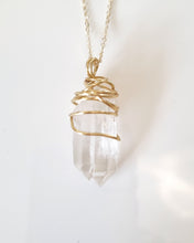 Load image into Gallery viewer, Tantric Twin (RARE) Lemurian Seed Quartz pendant
