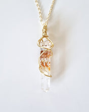 Load image into Gallery viewer, Golden Healer Quartz pendant
