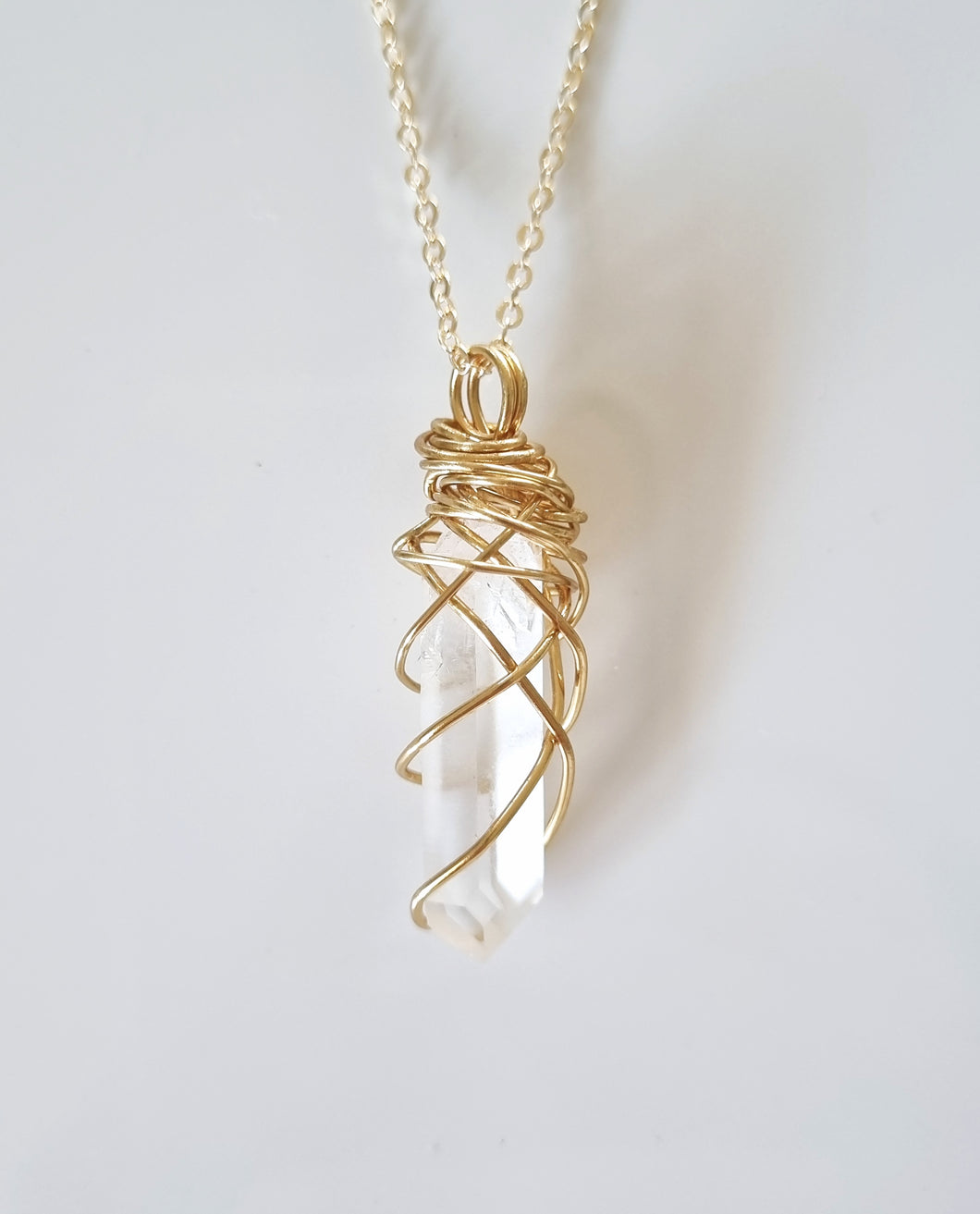 Madagascan (Clear) Quartz pendant