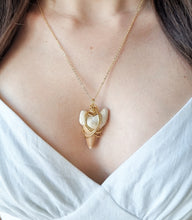 Load image into Gallery viewer, Fossilised Shark Tooth pendant
