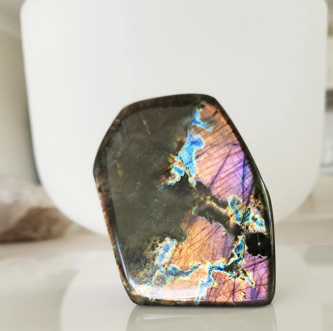 Labradorite standing freeform