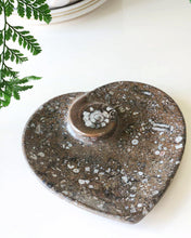 Load image into Gallery viewer, Fossil Orthoceras heart dish
