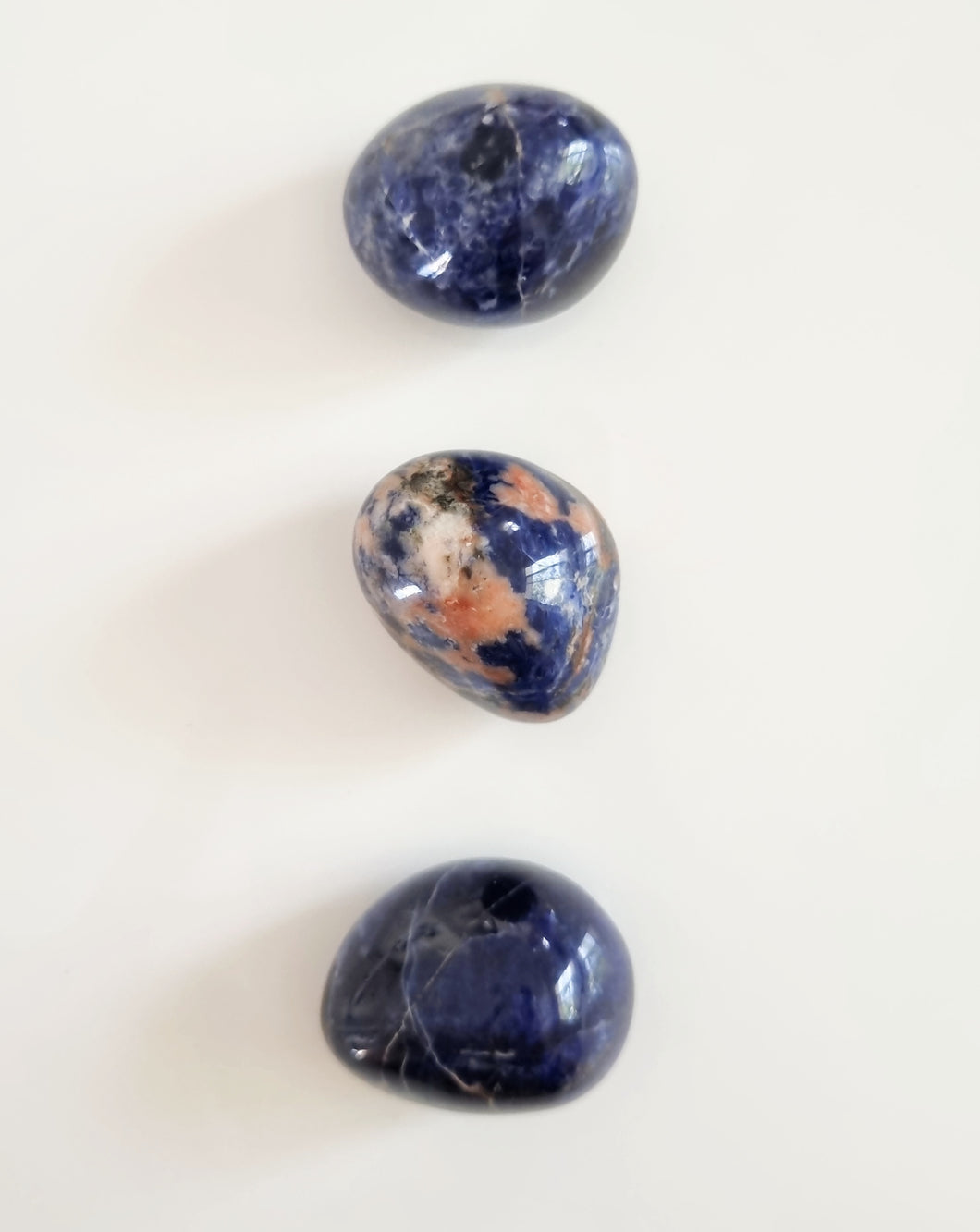 Sodalite tumble stone